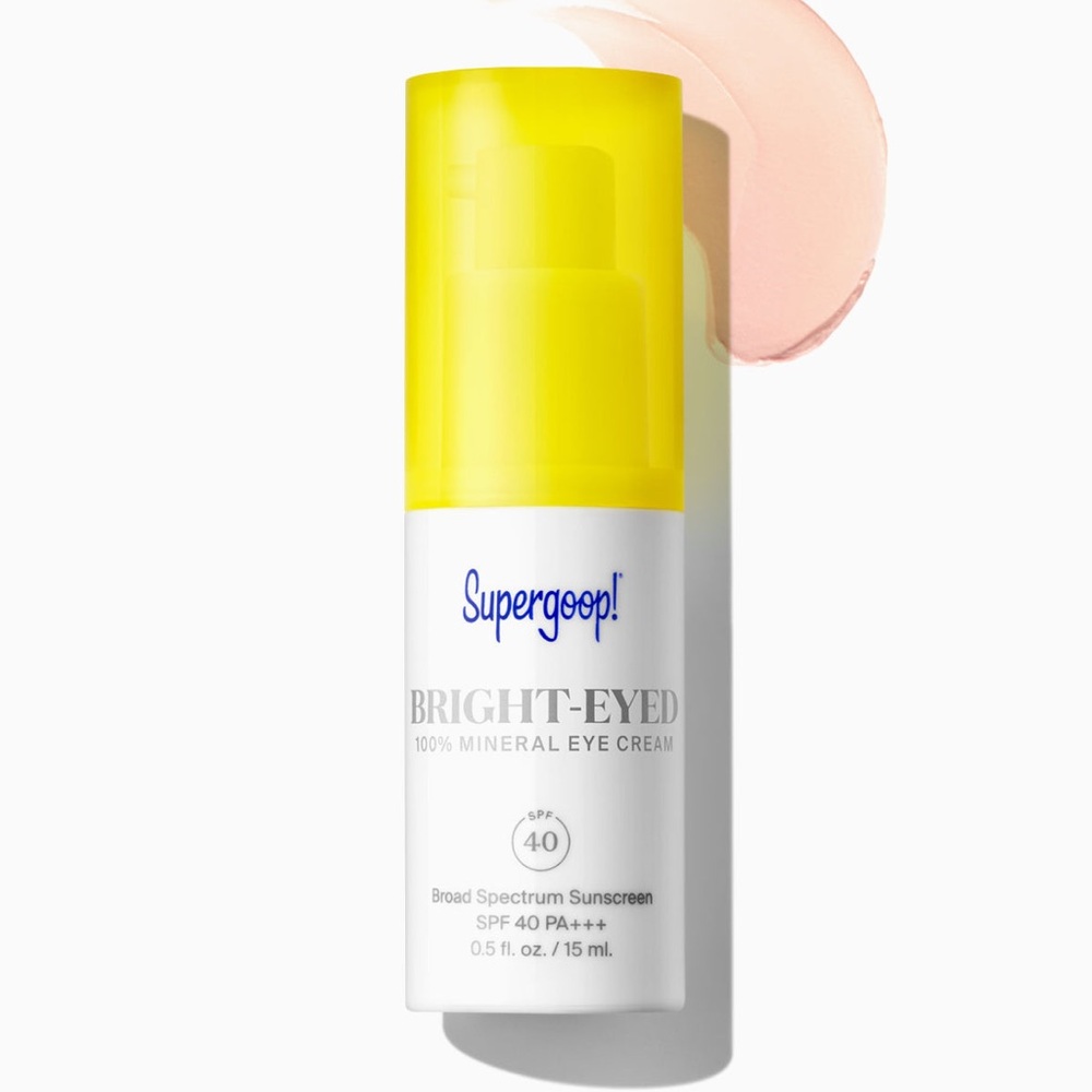 Supergoop! Bright-Eyed Eye Cream sun protection, with plumping and brightening